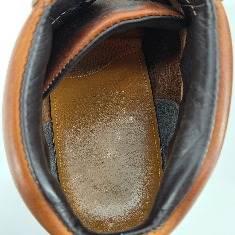 Dr. Martens 8287 Brown‎ Leather Monkey Boots Chunky Y2K Distressed Mens 7